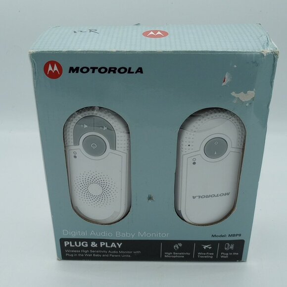 Motorola Plug n Play Digital Audio Baby Monitor MBP8 - Picture 2 of 15